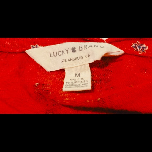 Lucky Brand Patterned Top - Picture 3 of 3